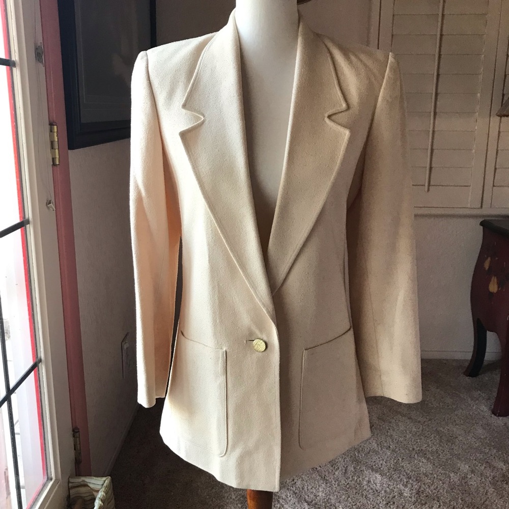 Raw Silk Blazer